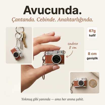 Anılık® Mini Retro Kamera
