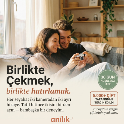 Anılık® Mini Retro Kamera