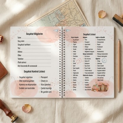 Seyahat Planlama & Hatıralaştırma Ajandası